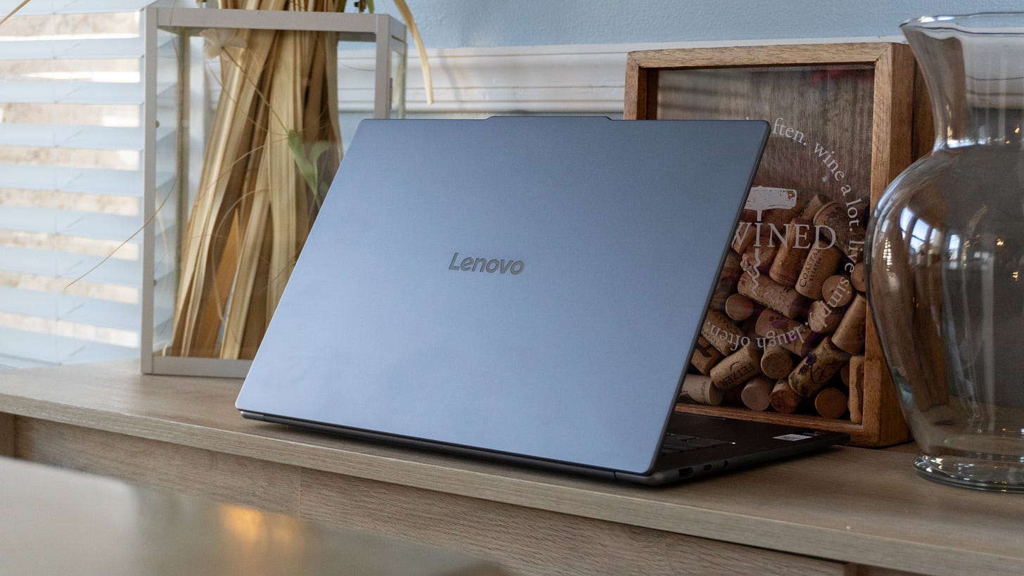 Lenovo Yoga Slim 7i Aura Edition laptop review photos