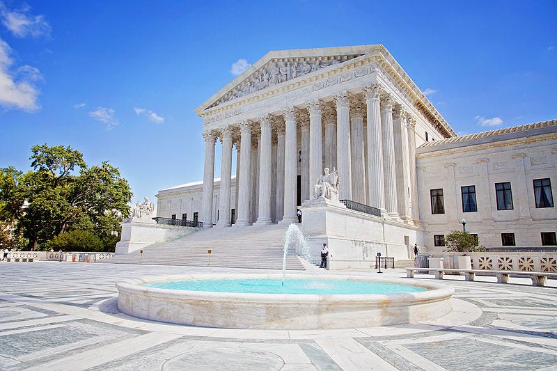 File:United States Supreme Court Building on a Clear Day.jpg
