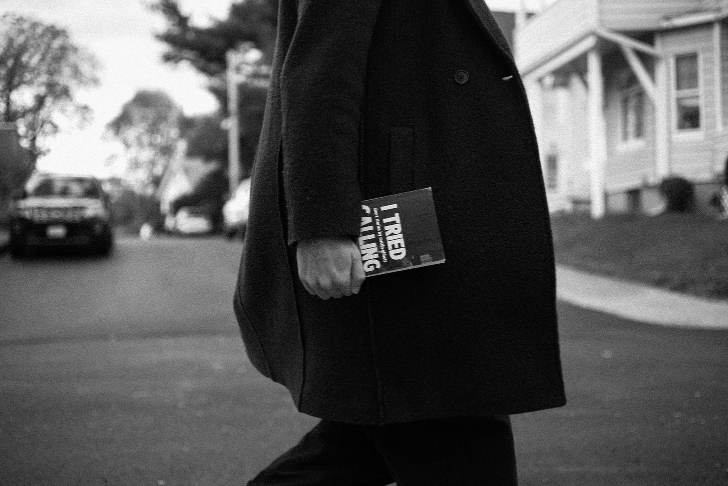 Person carrying book