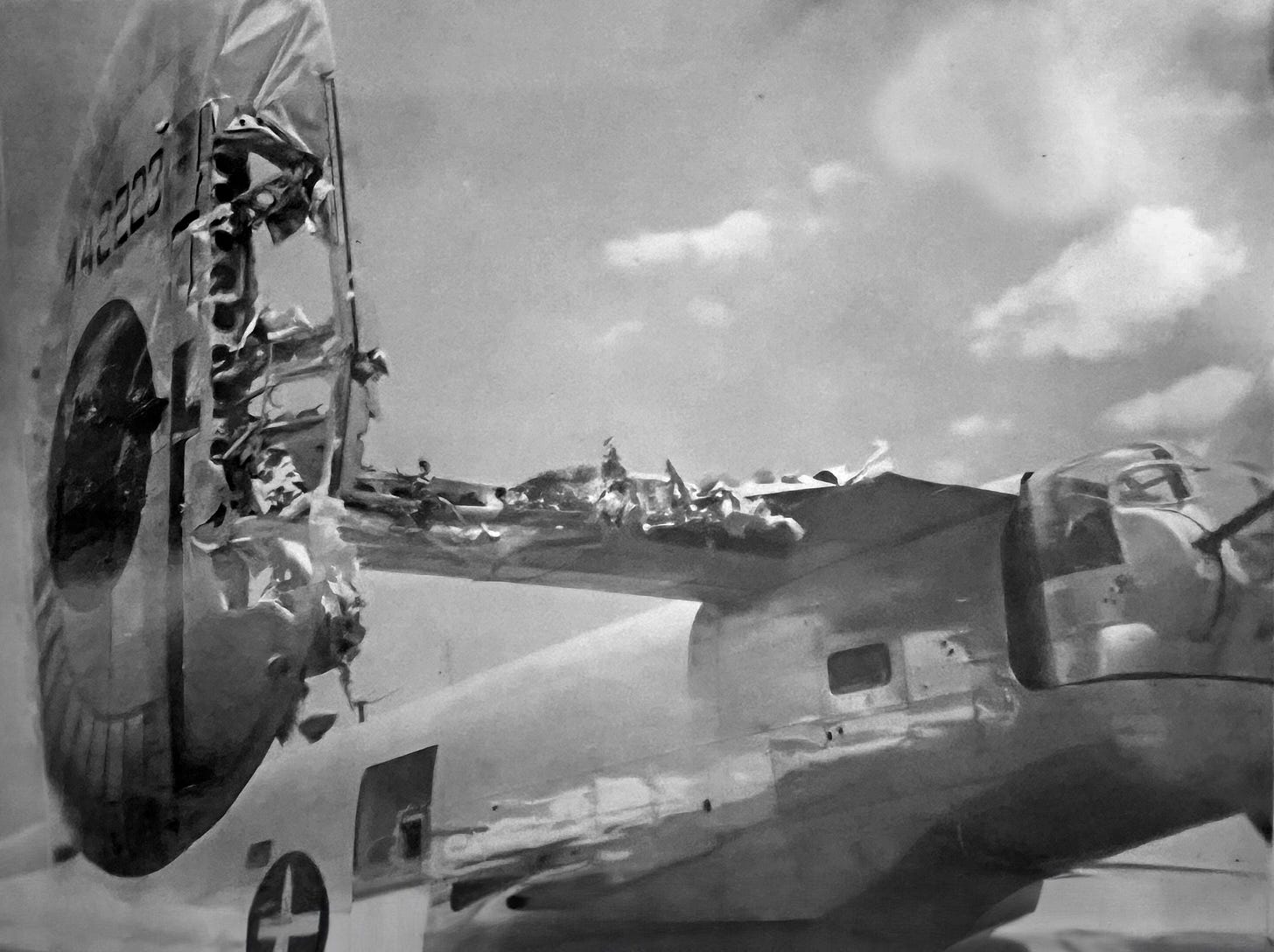Blown-up bomber