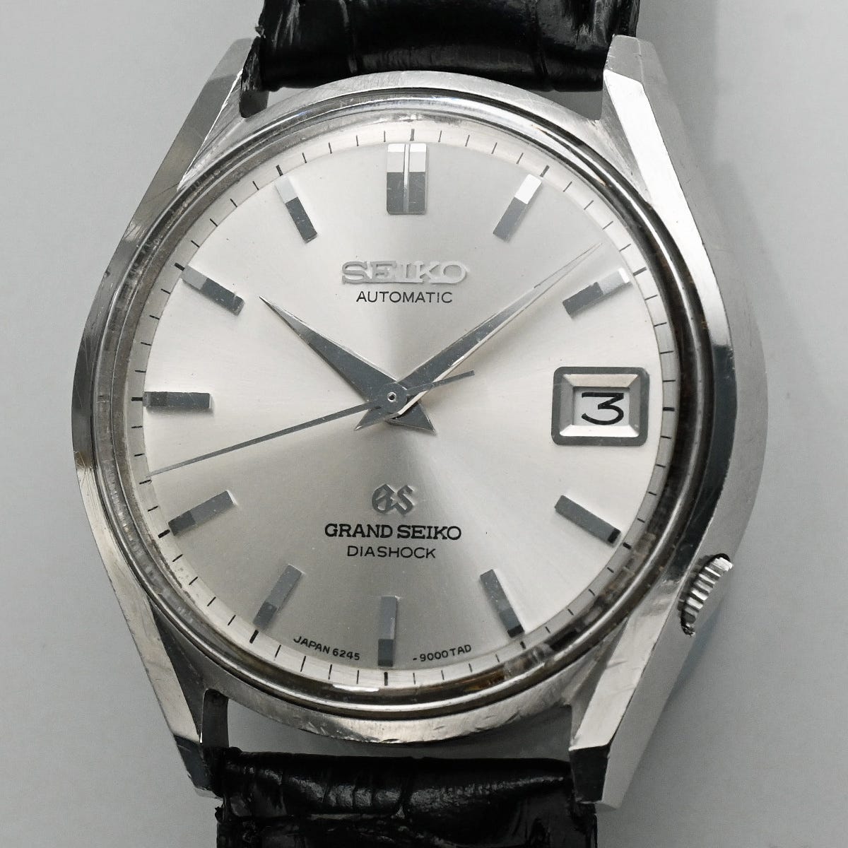 ６２グランドセイコー カレンダー 自動巻 ステンレスケース 6245-9001 62GRAND SEIKO CALENDAR 62GS 稼動確認済み