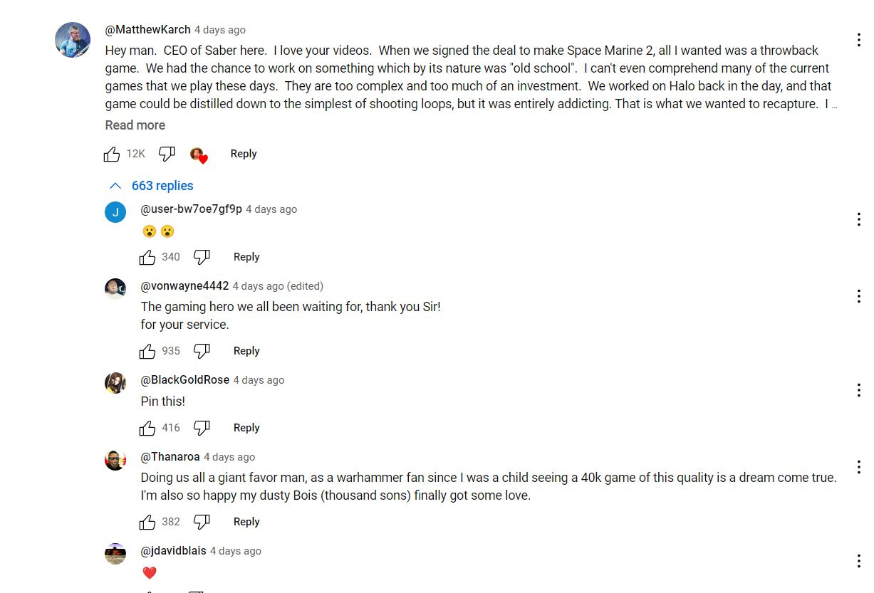 AmericanTruckSongs9 on X: "Update: Saber Interactive tells me it won't  comment on whether a YouTube comment on Asmongold's channel complaining  about games "imposing morals on gamers" belongs to its CEO or not.