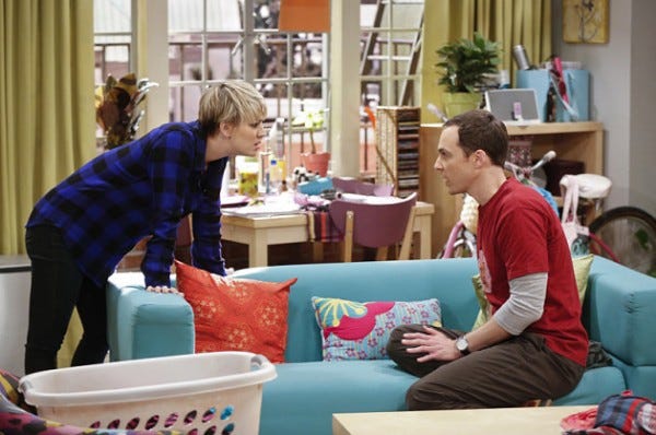 sheldon tells penny amy using it for monkey test big bang theory 2015