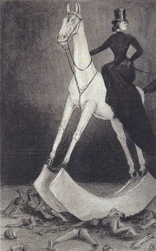 Alfred Kubin - The Lady on the Horse, 1900-01 | by Aeron Alfrey