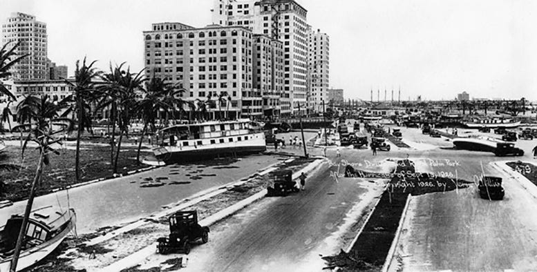  Figure 3: Biscayne Boulevard after 1926 Hurricane