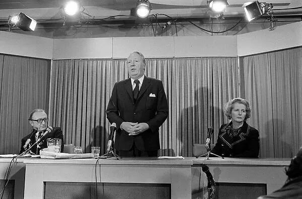 Margaret Thatcher and Edward Heath February 1974 at at (Photos Prints,  Framed,...) #21472857