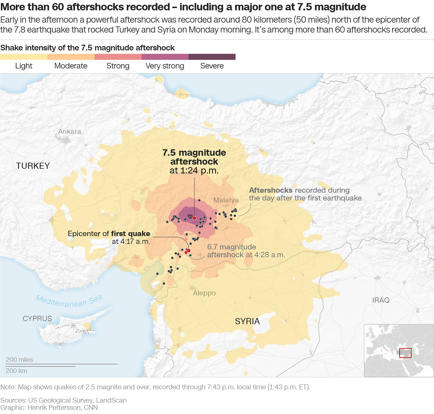 February 6, 2023 Turkey-Syria earthquake news