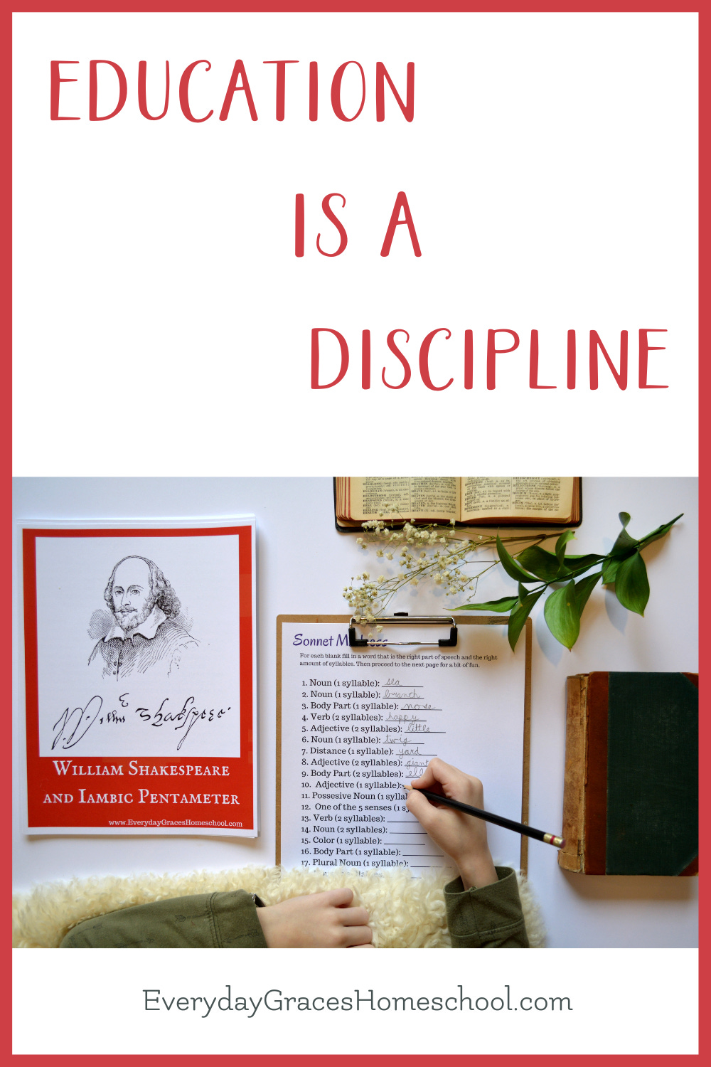 Education is a discipline - a detailed explanation of Charlotte Mason's 7th principle