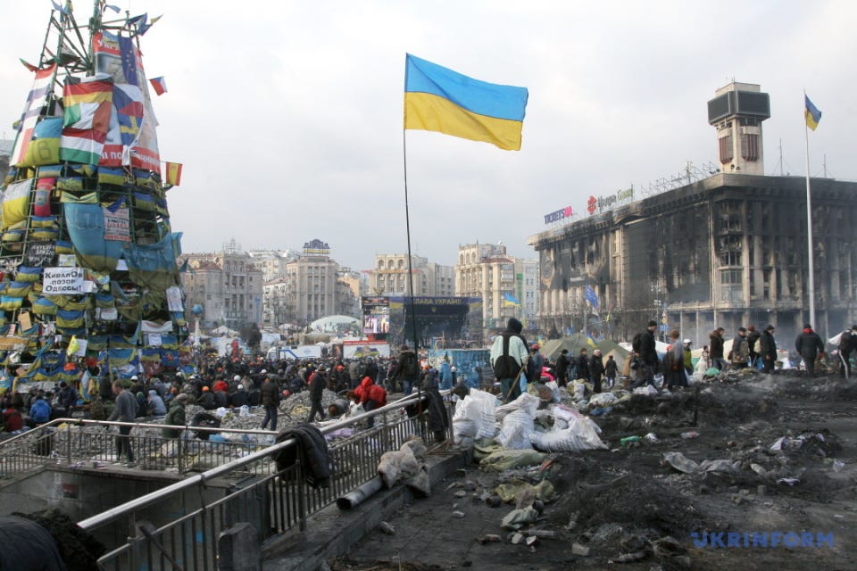 Ukraine marks the tenth anniversary of tragic events on Kyiv's Independence Square during the Revolution of Dignity. Archival photo by Oleg Petrasiuk