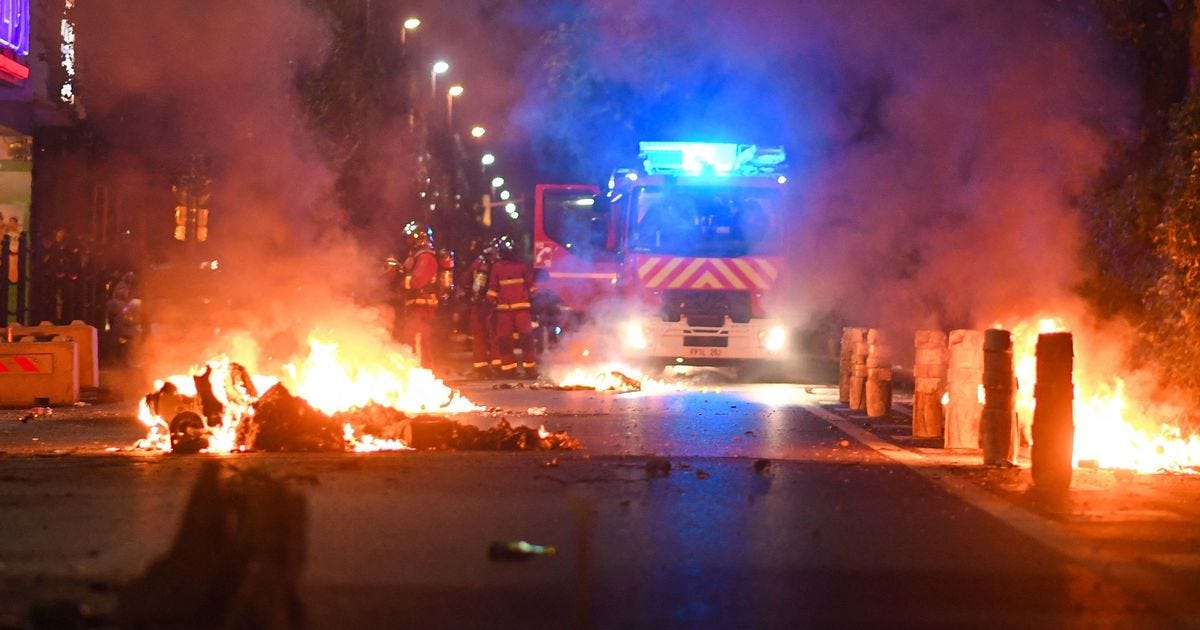 Paris riots: Protesters ram car into mayor's home in 'assassination ...