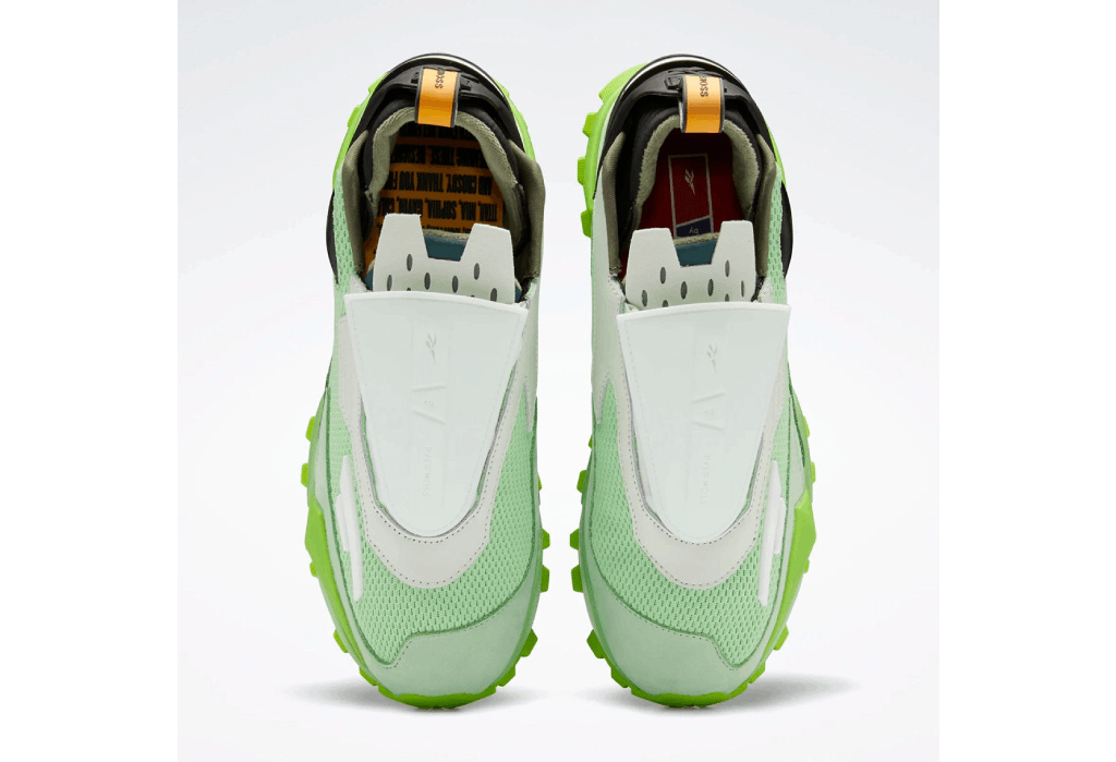 Turning Green: Pyer Moss x Reebok Experiment 4 Appears in Celadon Green |  SNKRDUNK Magazine