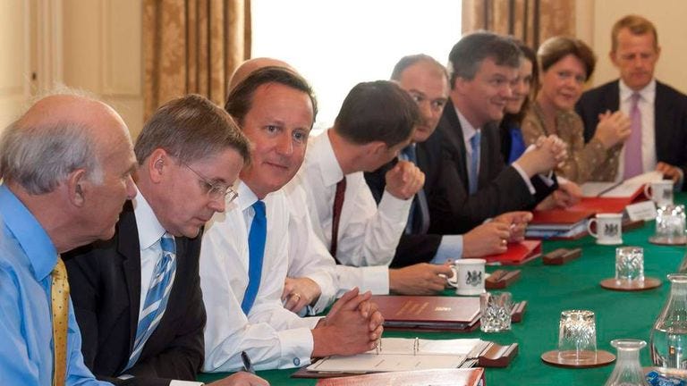 David Cameron Takes His Cabinet To Scotland | Politics News | Sky News