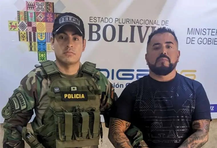 Elvis Riola de Andrade è stato arrestato nella capitale Santa Cruz.