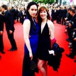 Sophie and Sam on the red carpet at Cannes