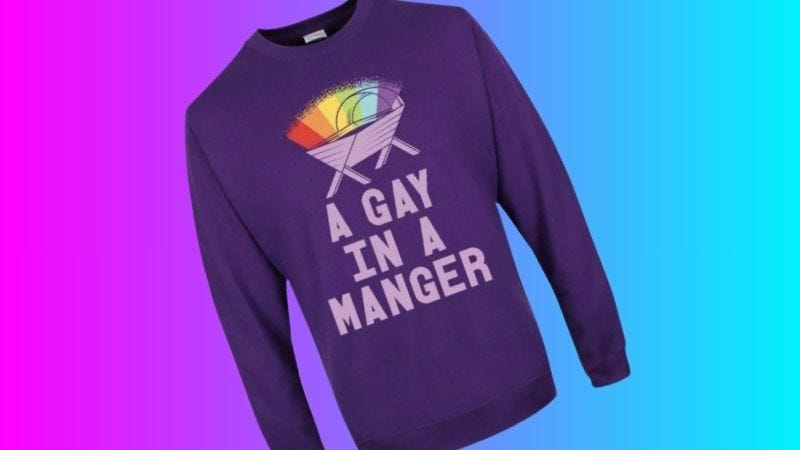 British store pulls 'Gay in a Manger' Christmas jumper - OUTinPerth