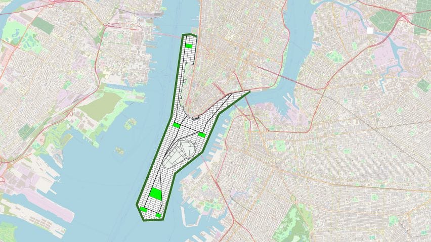 Manhattan island extension named New Mannahatta