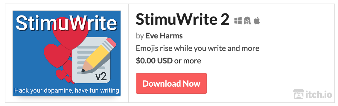 Download button for StimuWrite 2