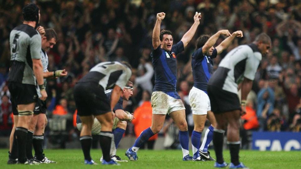 RWC #16: France hit back at the critics to dump out All Blacks – The Irish  Times