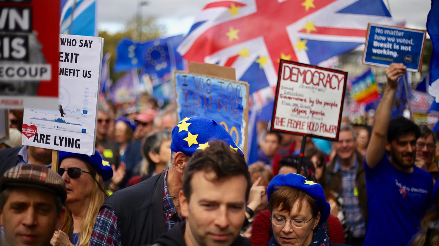 File:Anti-Brexit, People's Vote march, London, October 19, 2019 03.jpg -  Wikimedia Commons