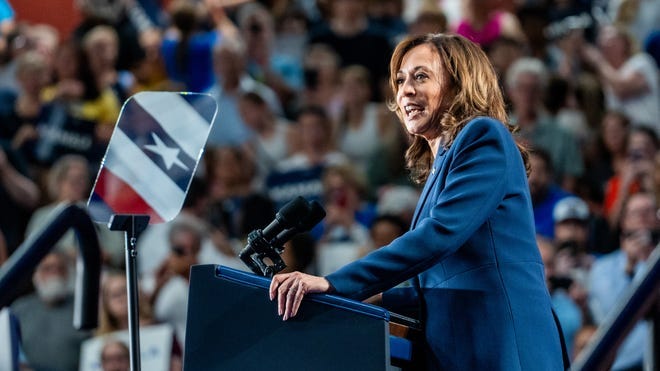 Kamala Harris holds first presidential campaign rally in Milwaukee