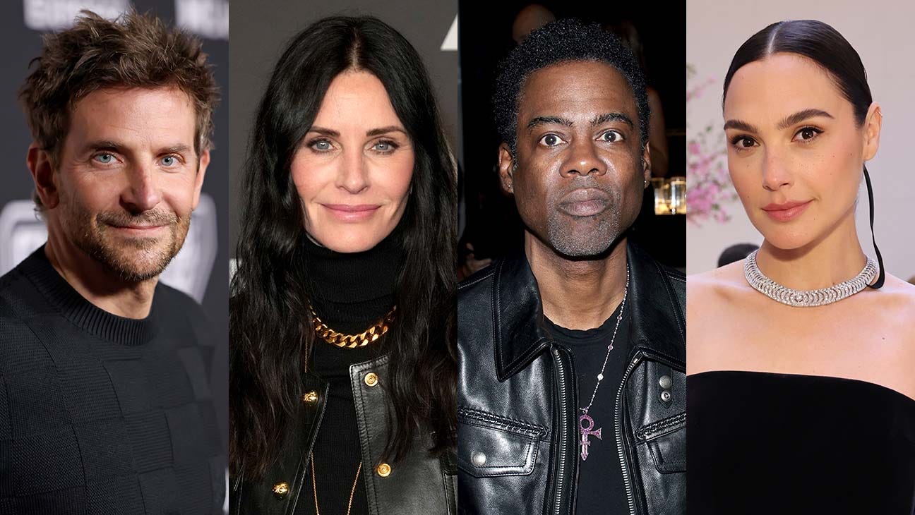 Bradley Cooper, Courteney Cox, Chris Rock and Gal Gadot Bradley Cooper, Courteney Cox, Chris Rock and Gal Gadot