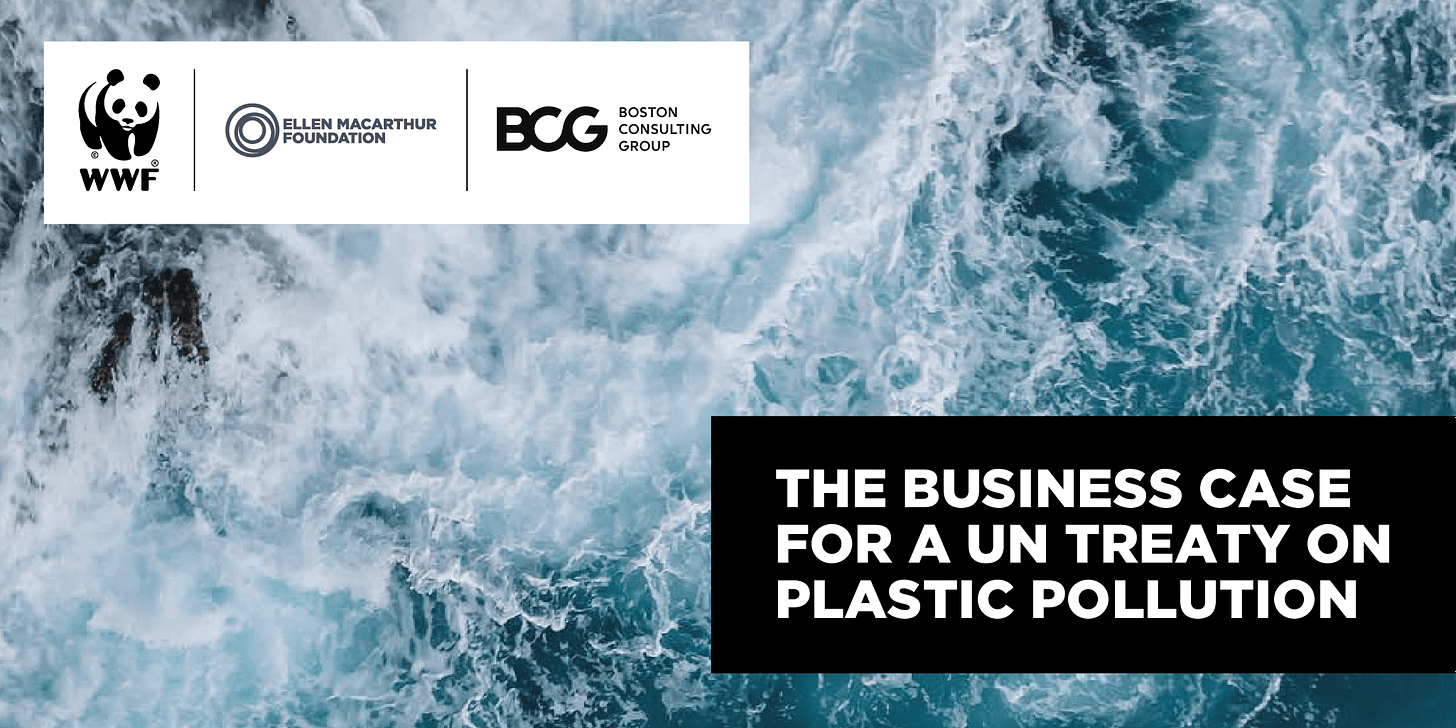 Ellen MacArthur Foundation on Twitter: "In a joint report with @WWF and  @BCG, we set out the opportunity for a new global UN treaty on plastic  pollution, giving governments and businesses the