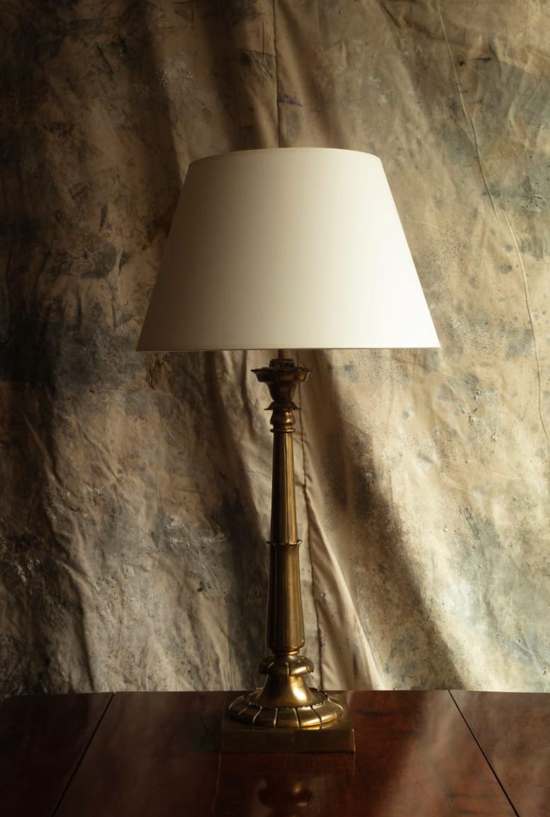 Adam Bray, George IV Brass Table Lamp, £1,250