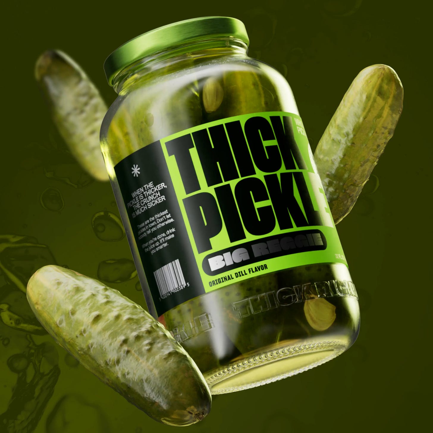 Thick Pickle branding by Study Hall