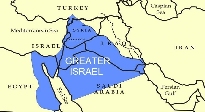 Greater Israel Map Palestine Will Be Free