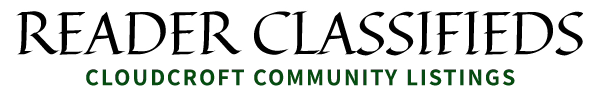reader classifieds cloudcroft community listings 