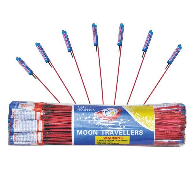 Moon Travellers Bottle Rockets | Springfield Fireworks