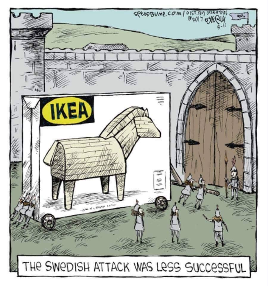 Mystery Fanfare: Cartoon of the Day: Trojan Horse