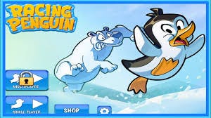 Racing Penguin 🐧 | Run Away from Polar Bear 🐻‍❄️ to the Finish Line -  YouTube