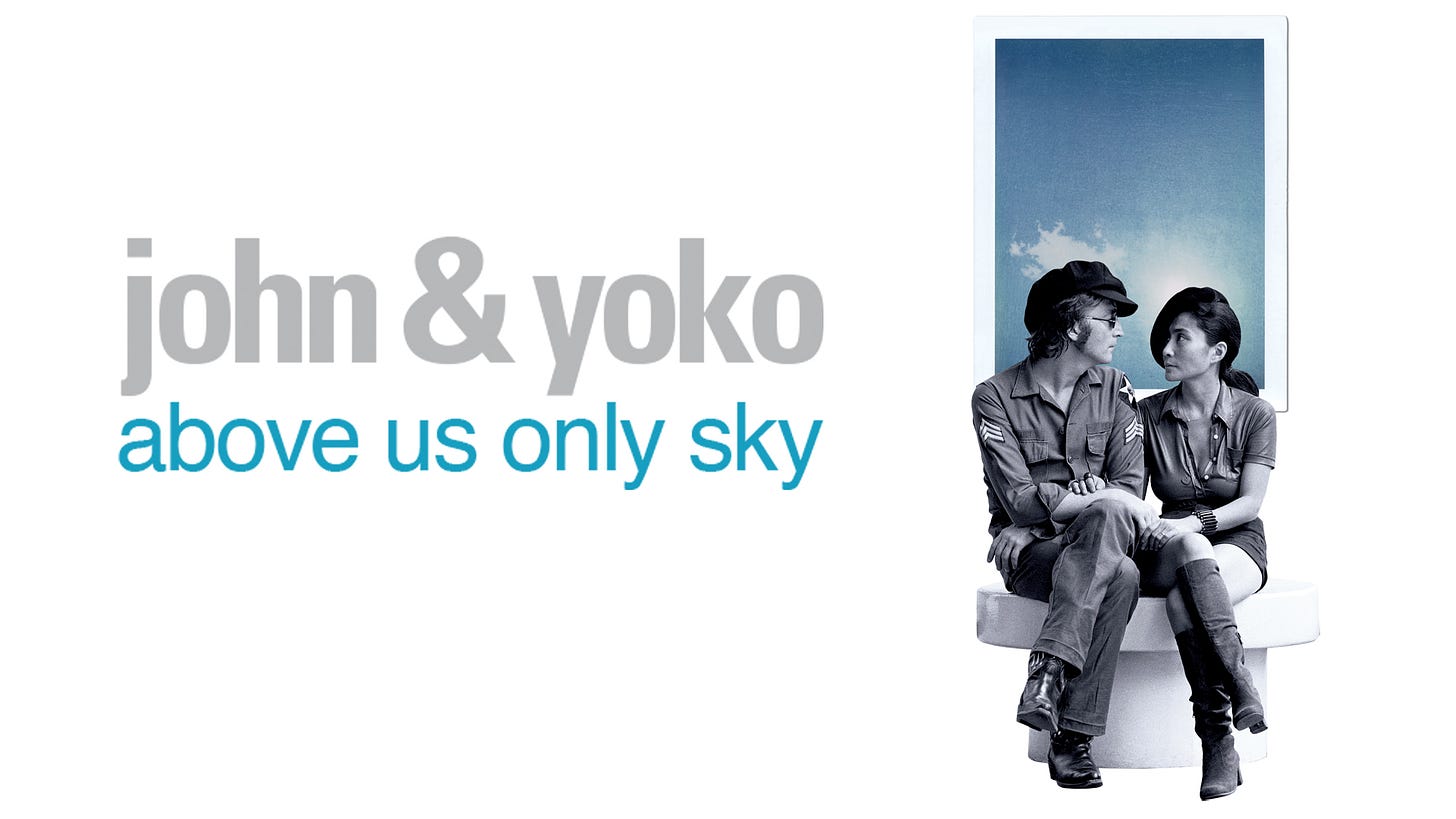 John & Yoko Above Us Only Sky Keyart