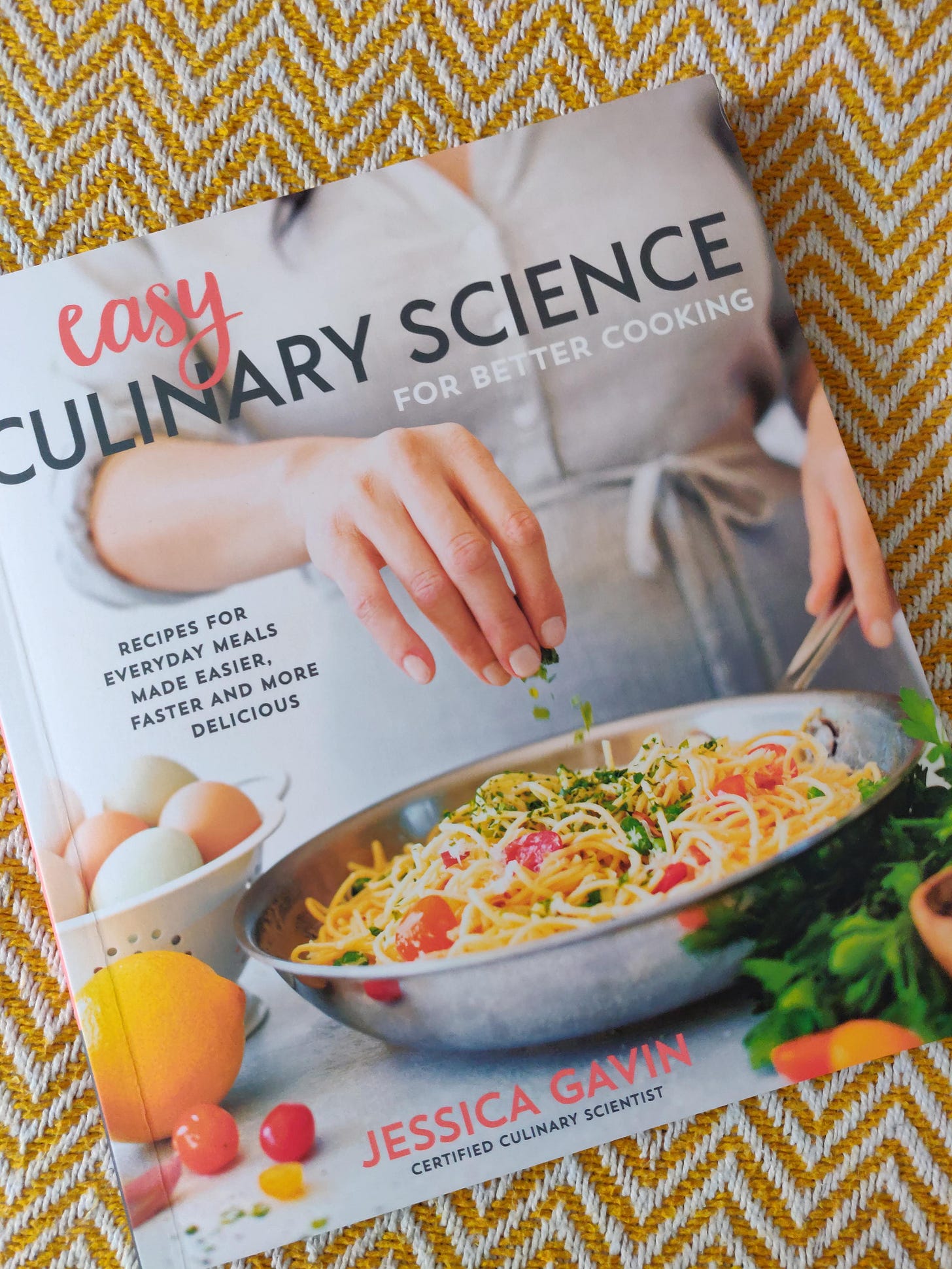 Easy culinary science by J Gavin, picture of the book.