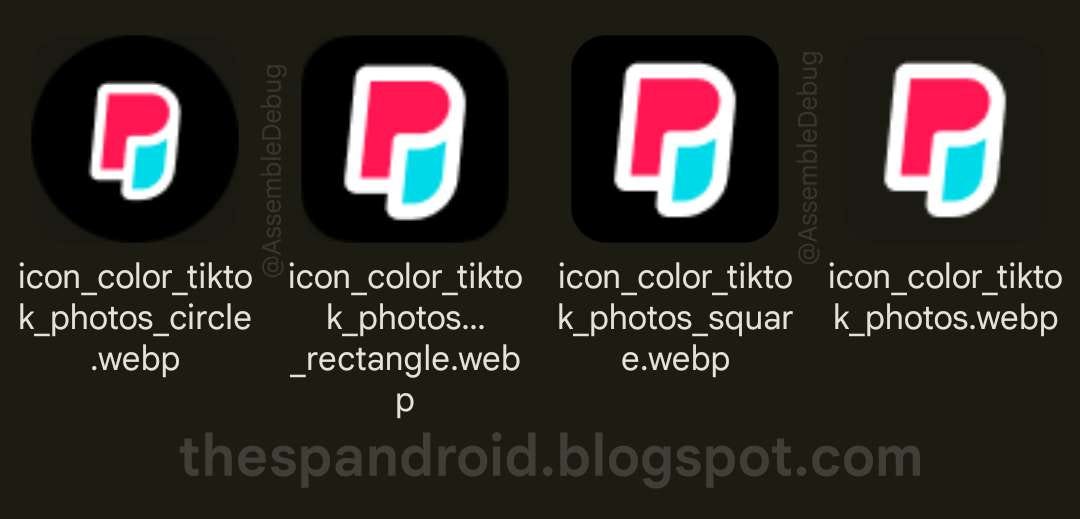TikTok Photos icons