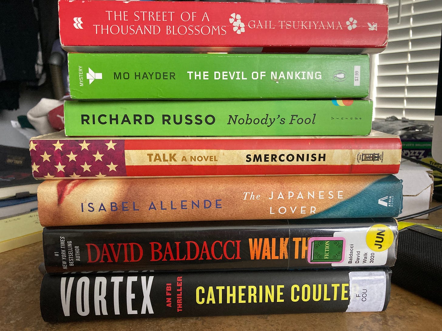 7 books as seen on edge