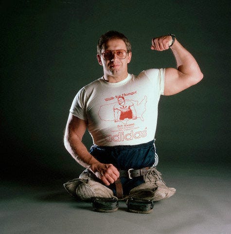 T-SHIRT TUESDAY - Bob Wieland, American Hero - The Captains Vintage