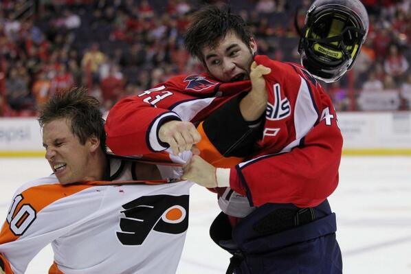 capitals take a bite out of the flyers 4-1