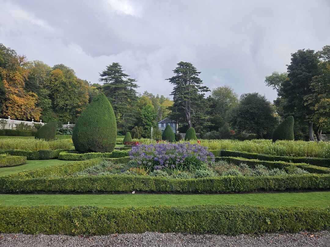 Beautiful gardens at Dunrobin Castle are not to be missed