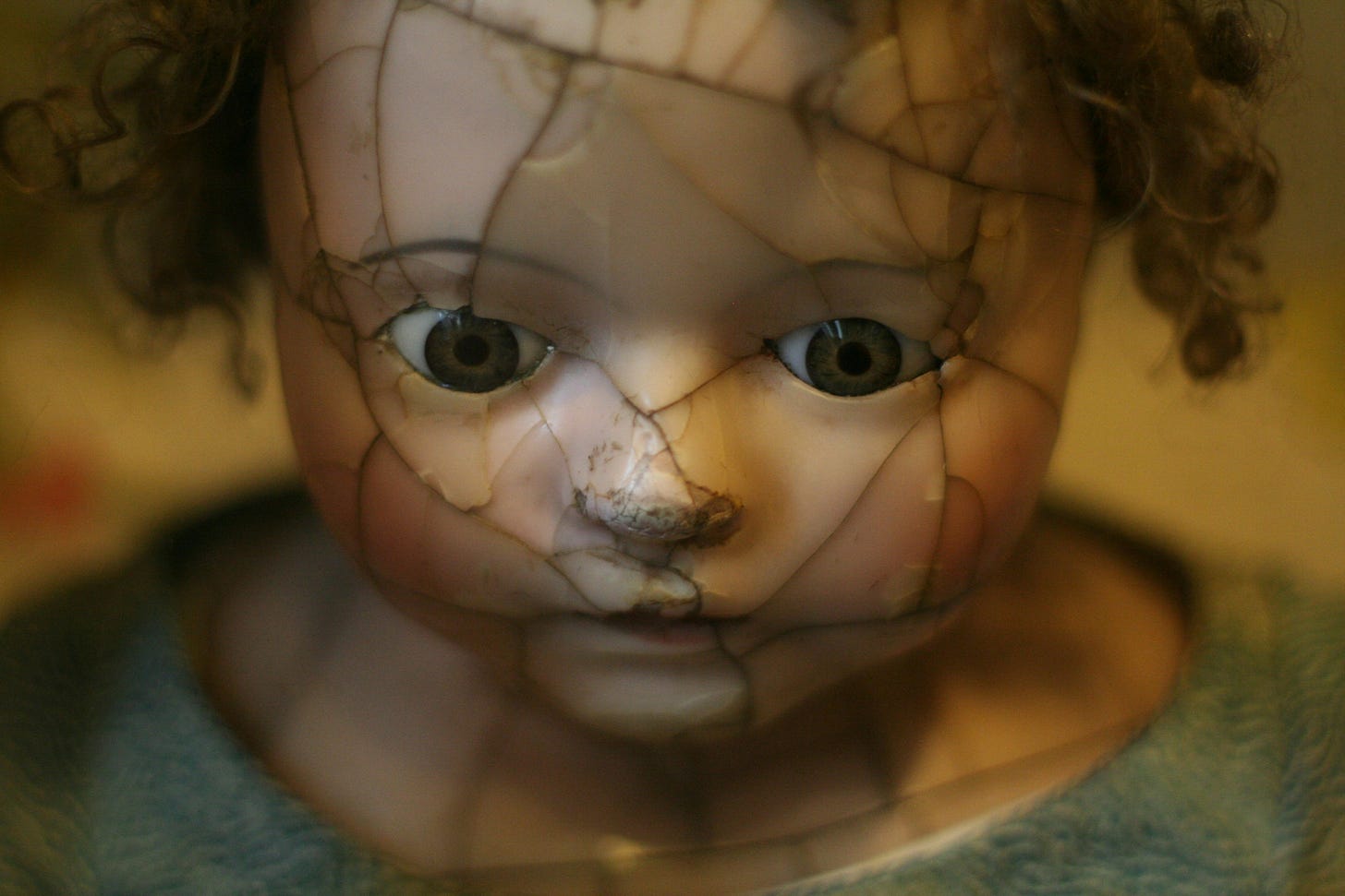 China doll with shattered face . Scott Sauls Blog