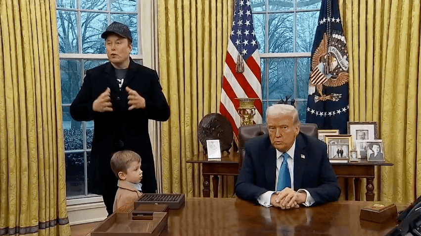 Elon Musk joins Trump in Oval Office to back new executive orders on government efficiency photo 1