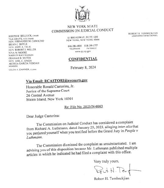 NY Judicial Corruption Inc.: Robert Tembeckjian shields dirty judges and works for Russian oligarchs. Is he the state’s most dangerous fraud?