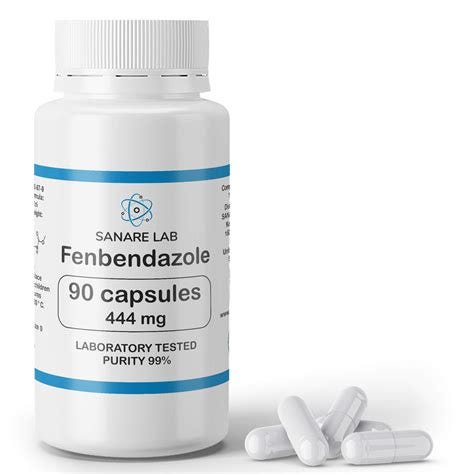 Fenbendazole 444 mg, 90 units, Purity >99%, laboratory test