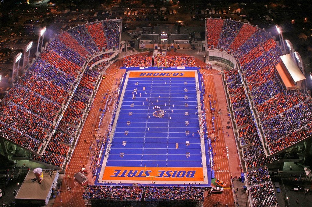 Visit "THE BLUE", Boise State Football's Home