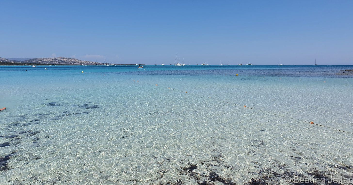 A hidden beach near La Pelosa Beach, Stintino, Sardinia, Italy