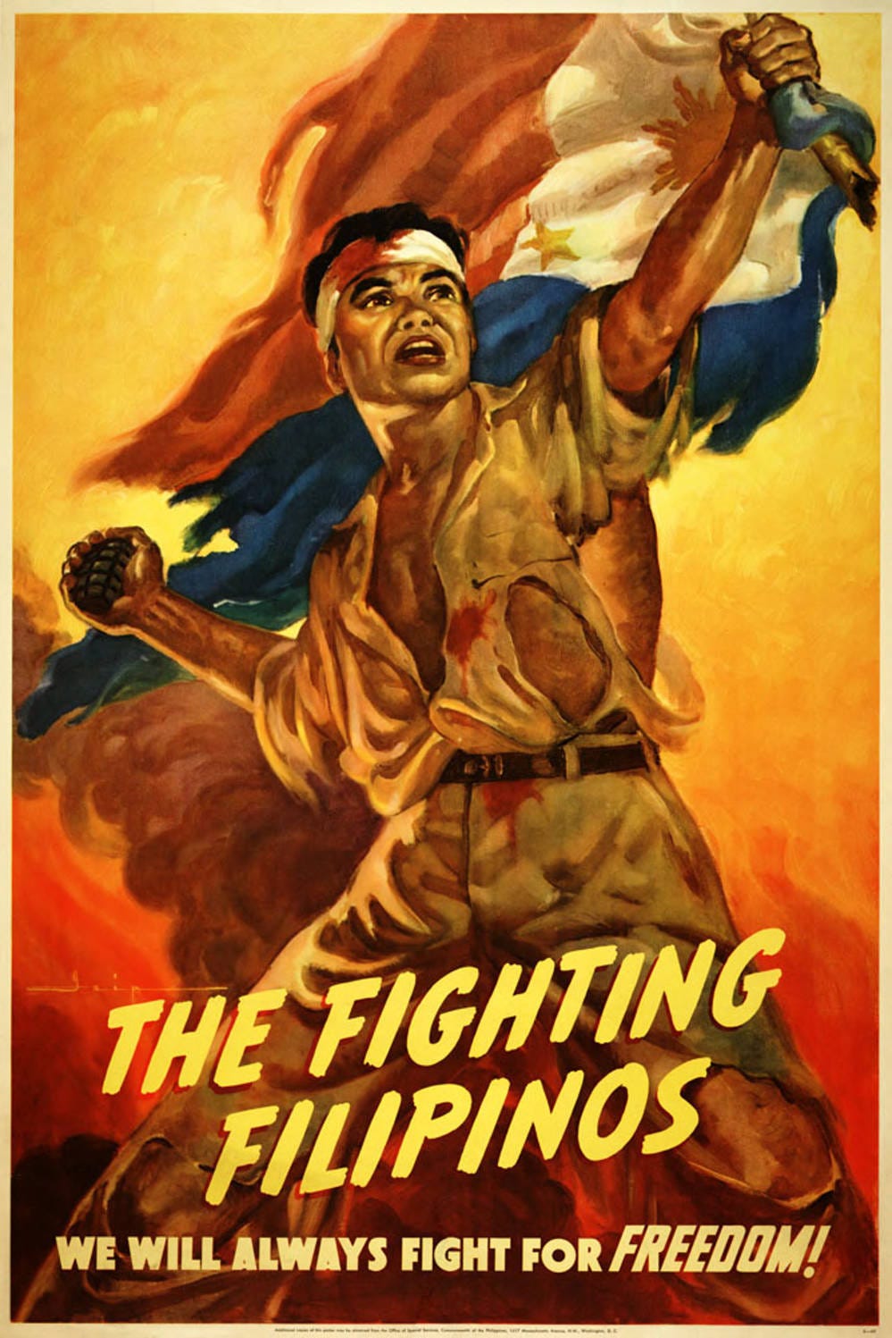 Military Poster / Print: The Fighting Filipinos:... | Pritzker Military  Museum & Library | Chicago