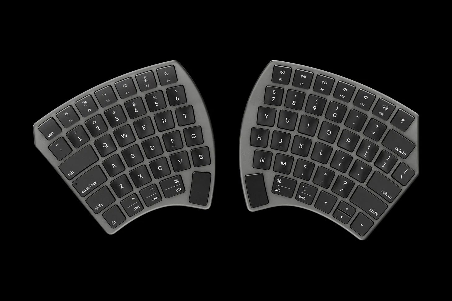 NUIO Flow Keyboard top view