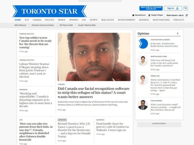 Toronto Star launches pay-per-article and daily passes for website access