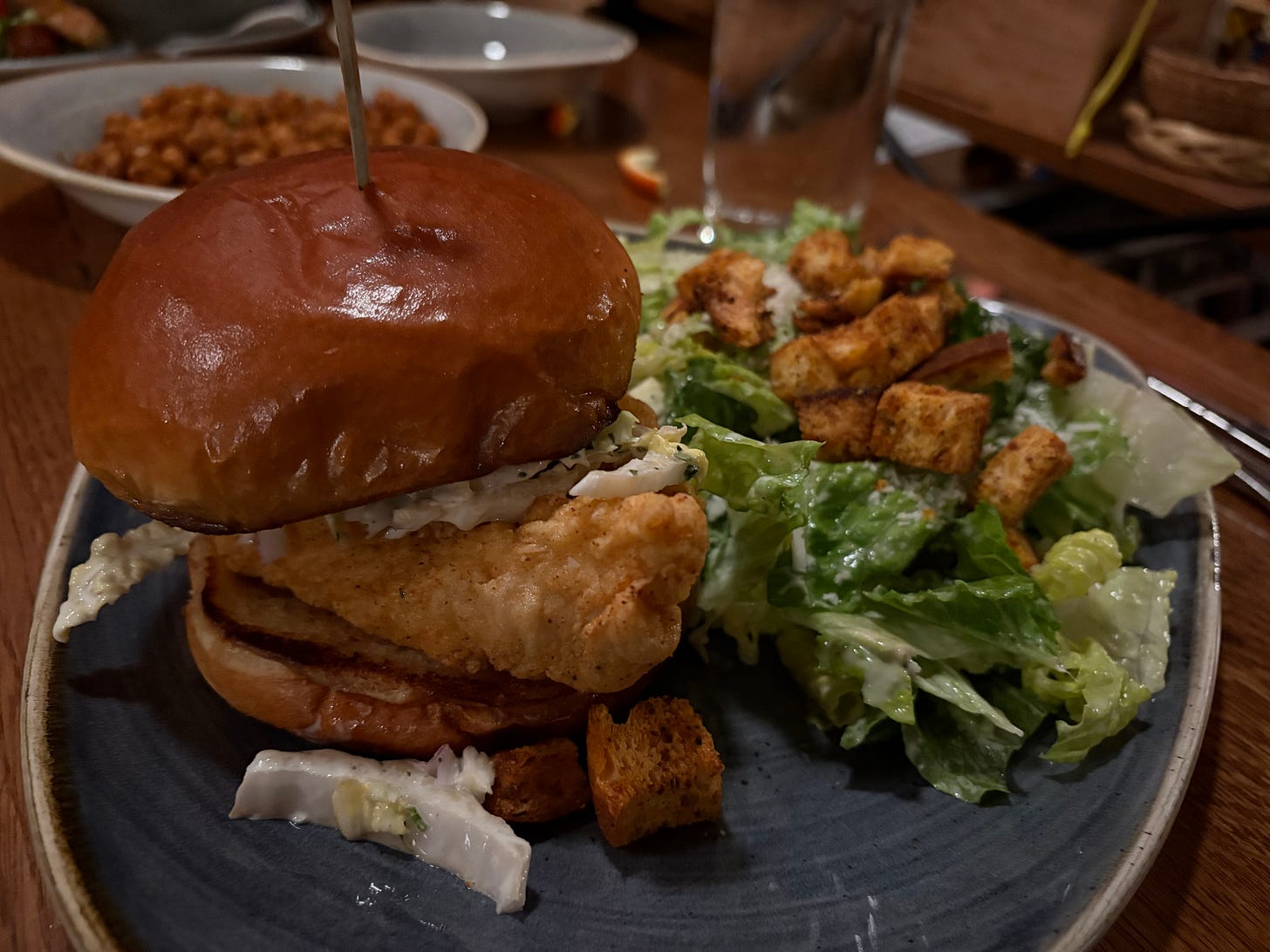 Fried chicken sandwich
